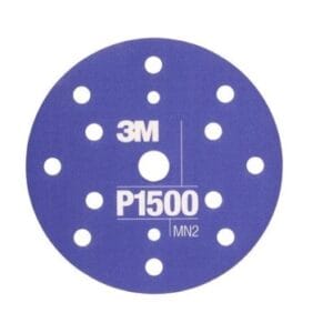 Elastyczny krążek ścierny 3M Hookit 270J, 150 mm, 15 otworów, P1500, 34423