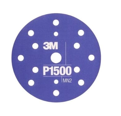 Elastyczny krążek ścierny 3M Hookit 270J, 150 mm, 15 otworów, P1500, 34423