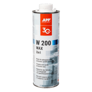 APP W200 WAX PREPARAT WOSKOWY DO ZABEZPIECZANIA PODWOZIA I PROFILII ZAMKNIĘTYCH 2W1 BEZBARWNY 1L