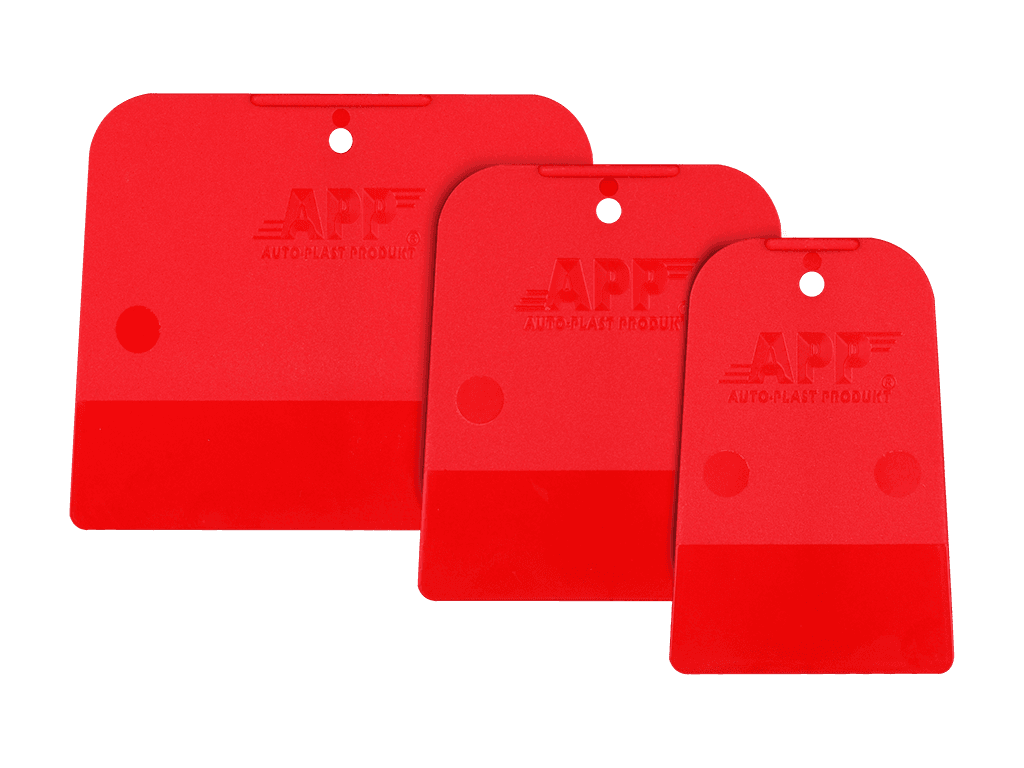 APP STS SZPACHELKI Z KOPOLIMERU CZERWONY OP (3SZT.)