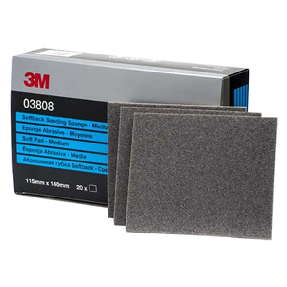 3M 07904 WŁÓKNINA ŚCIERNA SZARA 150X115MM 1 ARKUSZ