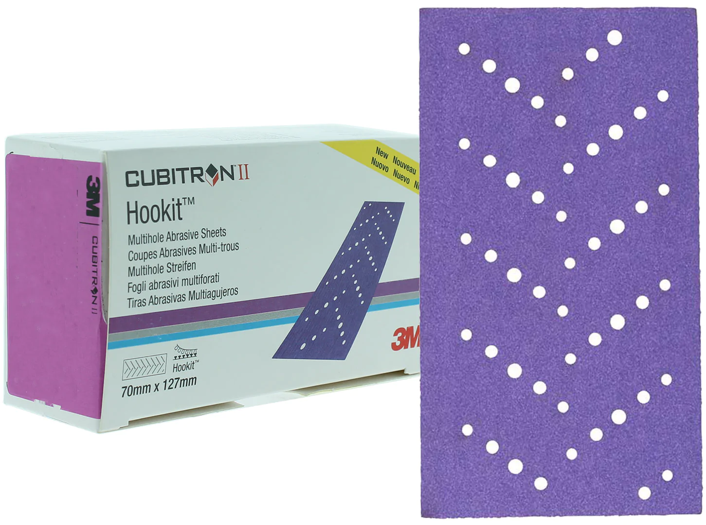 3M CUBITRON II 51434 ARKUSZ ŚCIERNY W ROLCE 737U 70MMX12M P220+