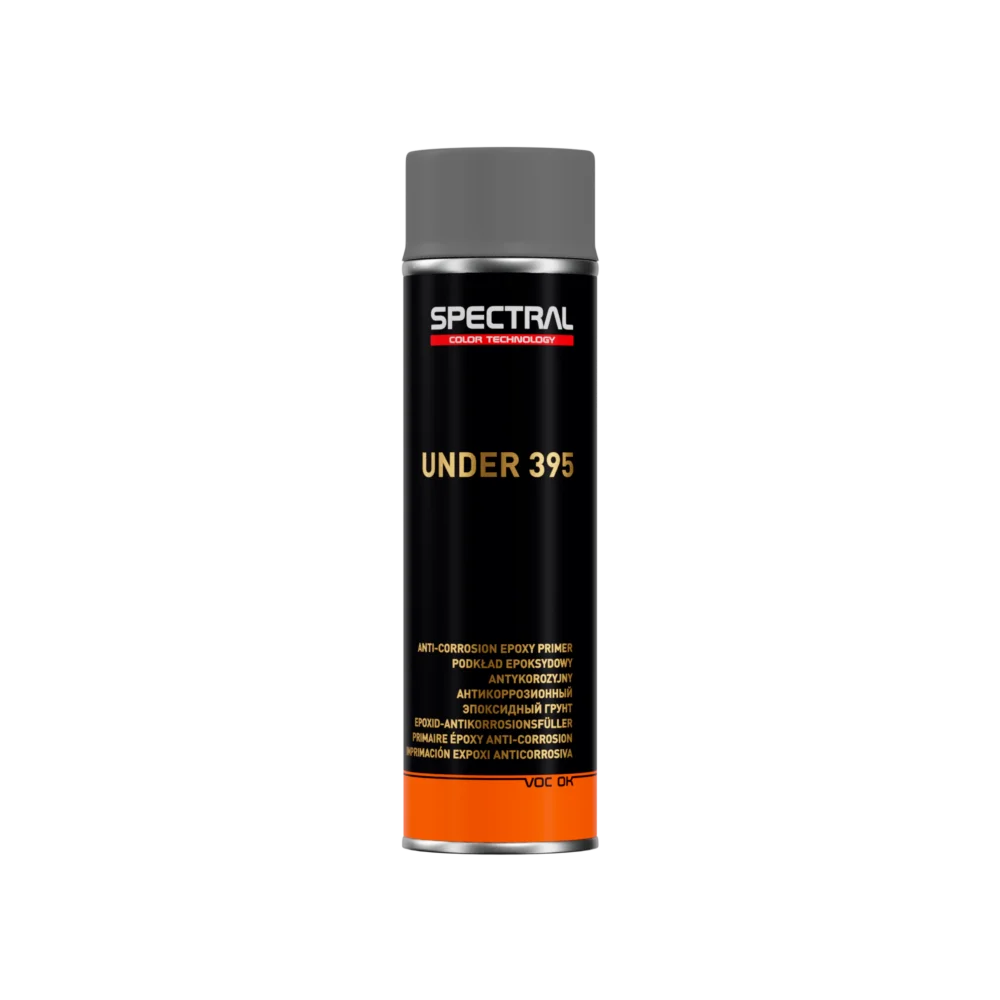 NOVOL SPECTRAL UNDER 395 PODKŁAD EPOKSYDOWY ANTYKOROZYJNY P4 CIEMNOSZARY SPRAY 500ML