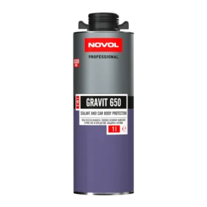 NOVOL GRAVIT 650 2W1 MASA USZCZELNIAJĄCA I ŚRODEK OCHRONY KAROSERII CZARNY 1L