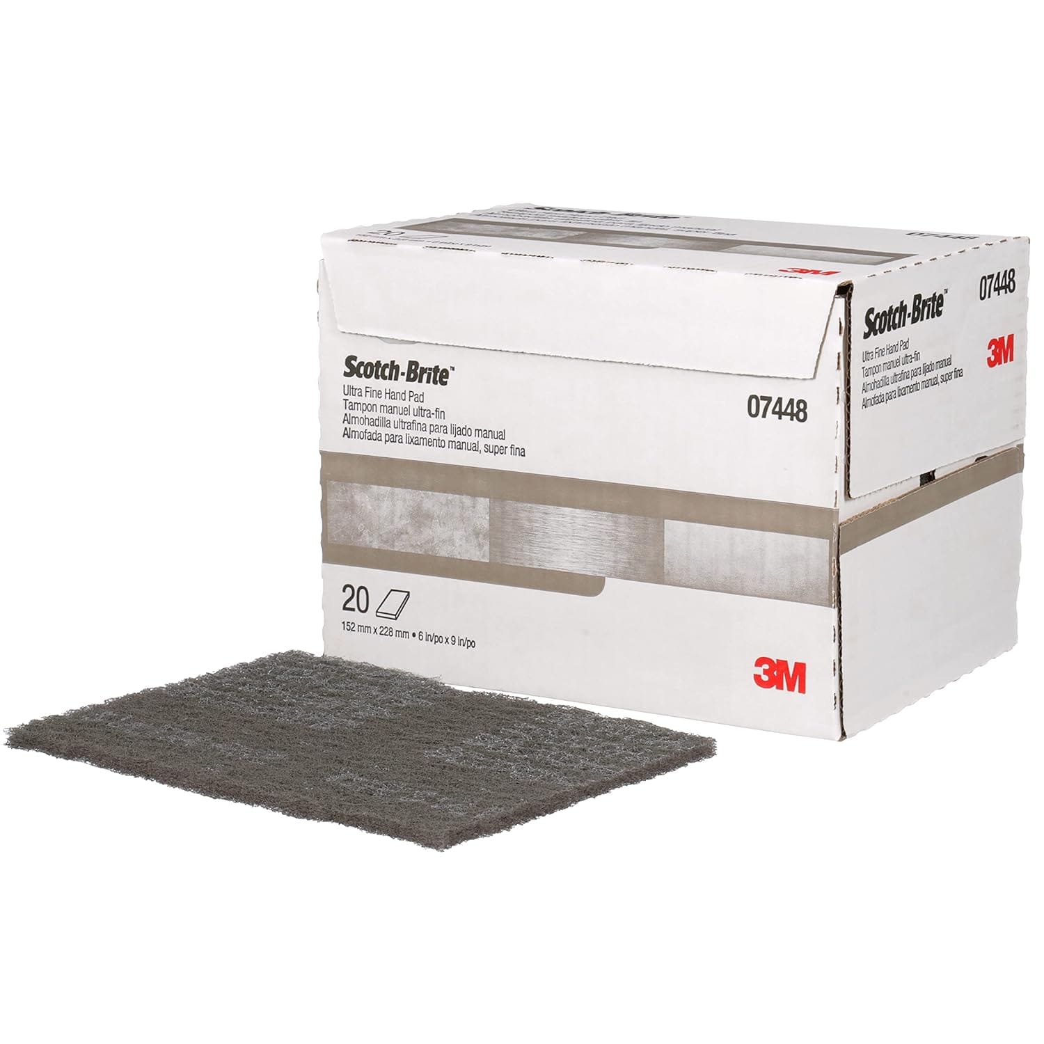 SCOTCH BRITE 3M 7448 PRO ARKUSZ ŚCIERNY 6X9IN