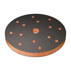 SIA KRĄŻEK ŚCIERNY 7983 SIASPONGE NA RZEP 150MM/13MM 15OTW. MEDIUM K120-180 (POMARAŃCZOWY)