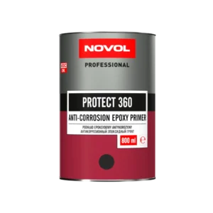NOVOL PROTECT 360 PODKŁAD EPOKSYDOWY ANTYKOROZYJNY CZARNY 800ML + UTW H5960