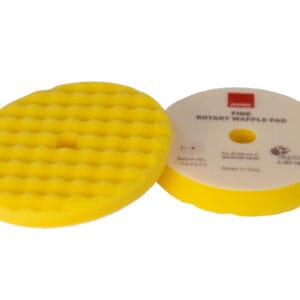 RUPES ROTARY FINE WAFFLE GĄBKA POLERSKA ŻÓŁTA GUFROWANA 125MM 9.WF150M