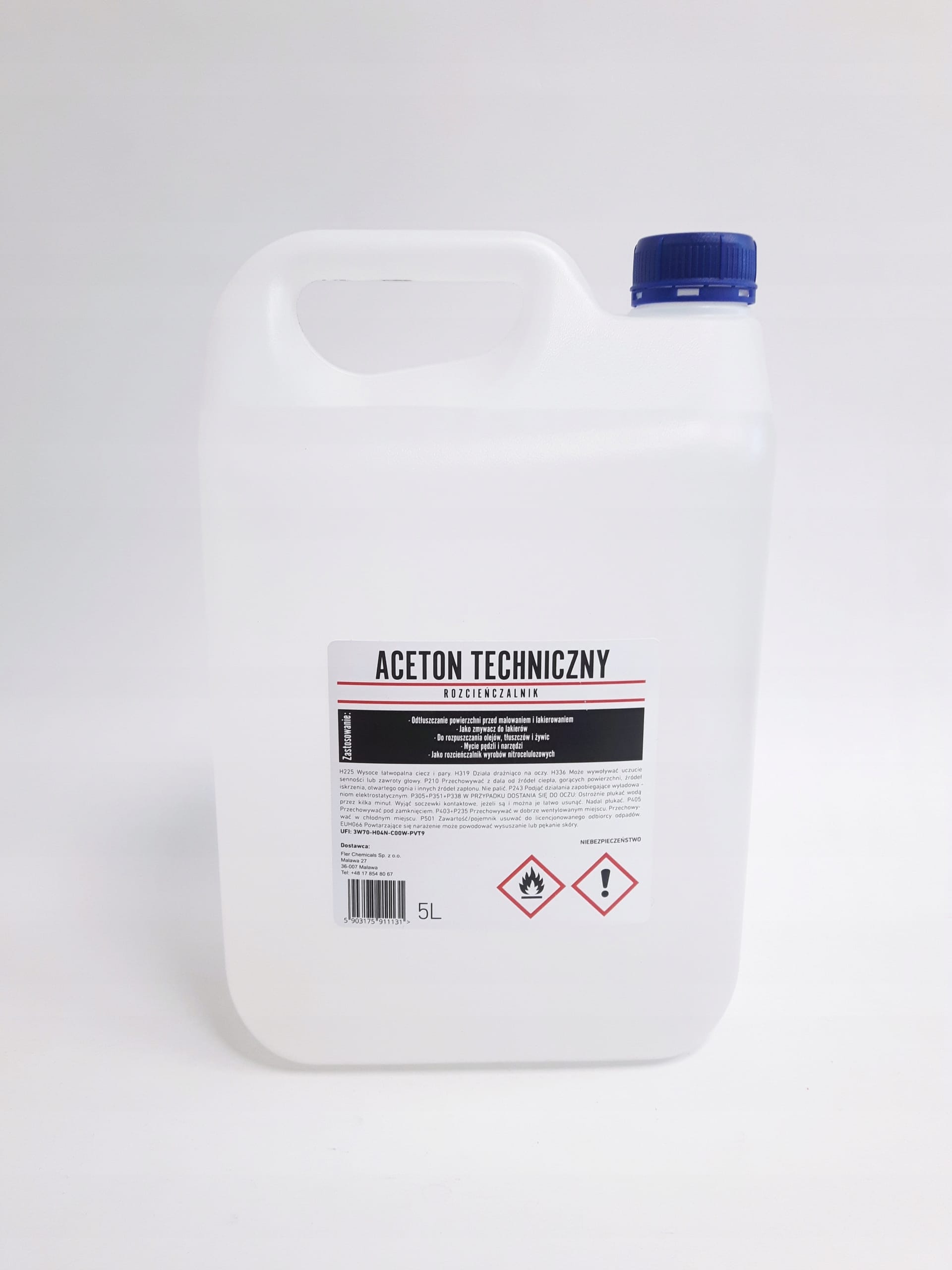 ROZCIEŃCZALNIK ACETON TECHNICZNY IRYS 5L