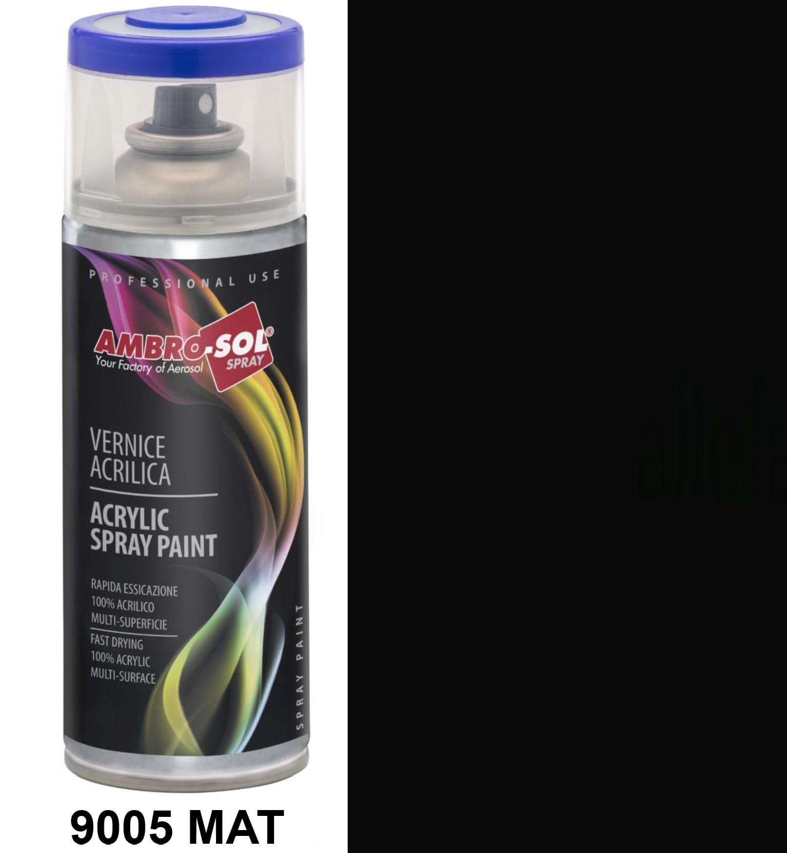 LAKIER SPRAY RAL 9005 MAT AMBROSOL 400ML