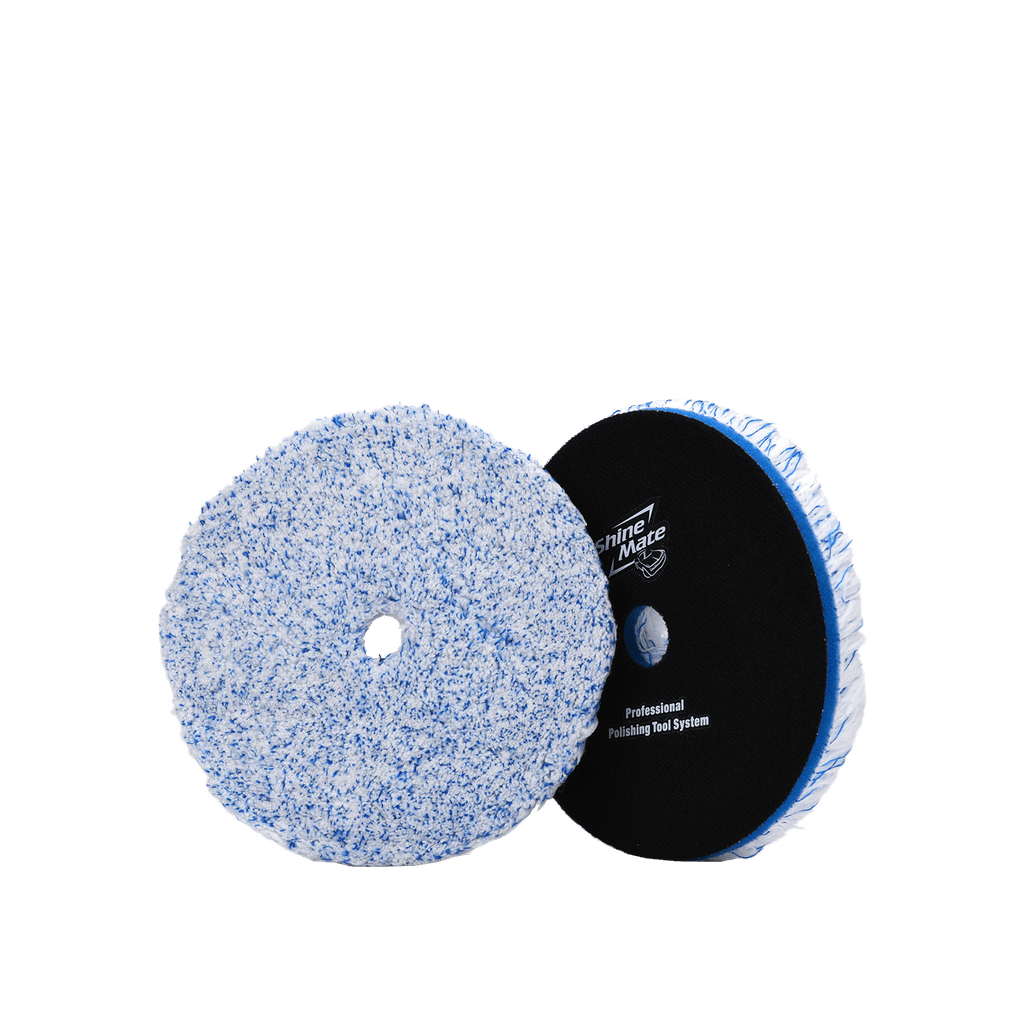 SHINEMATE MIKROFIBRA POLERSKA 41835-6 MICROFIBERPAD T100 NIEBIESKA PIANKA 6MM (82MM)