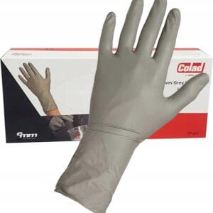 COLAD RĘKAWICE NITRYLOWE SZARE ROZ. L