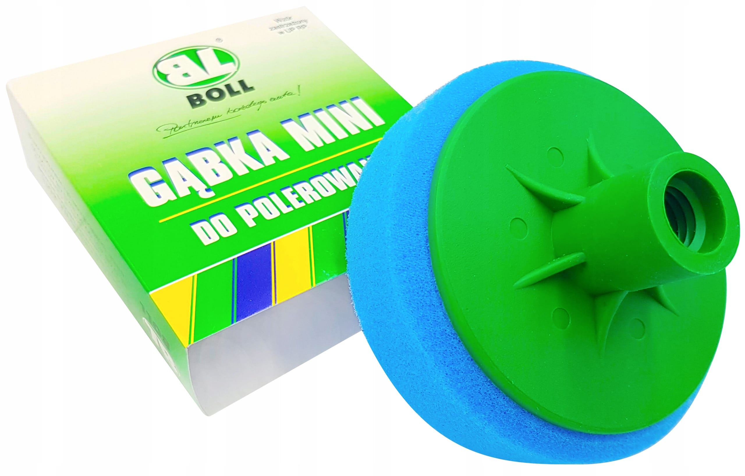 BOLL GĄBKA MINI DO POLEROWANIA M14 80MM NIEBIESKI (SUPER TWARDA)