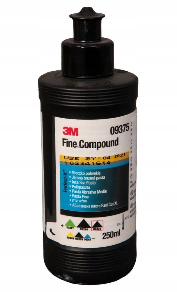 3M 09375 MLECZKO POLERSKIE FINE COMPOUND 250ML