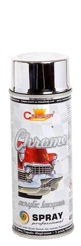 LAKIER SPRAY SUPER CHROM SREBRNY CHAMPION 400ML