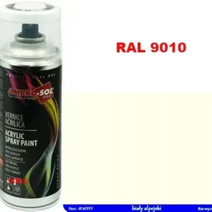 LAKIER SPRAY RAL 9010 MAT AMBROSOL 400ML