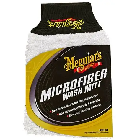 MEGUIARS X3002 WASH MITT RĘKAWICA Z MIKROFIBRY DO MYCIA SAMOCHODU