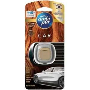 ZAPACH DO SAMOCHODU ODŚWIEŻACZ POWIETRZA AROMA CAR WOOD BLACK 6ML