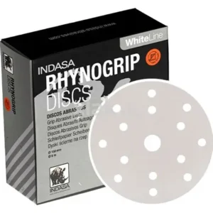 KRĄŻEK ŚCIERNY INDASA RHYNOGRIP WHITE LINE P400 125MM [8H]