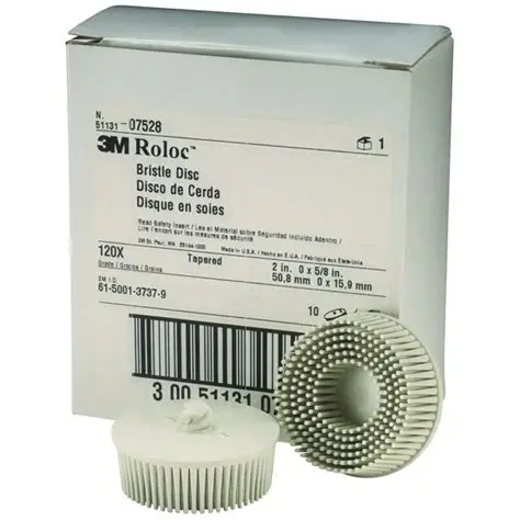3M 07528 ROLOC BRISTLE DISC 50,8MM SZCZOTKA BIAŁY
