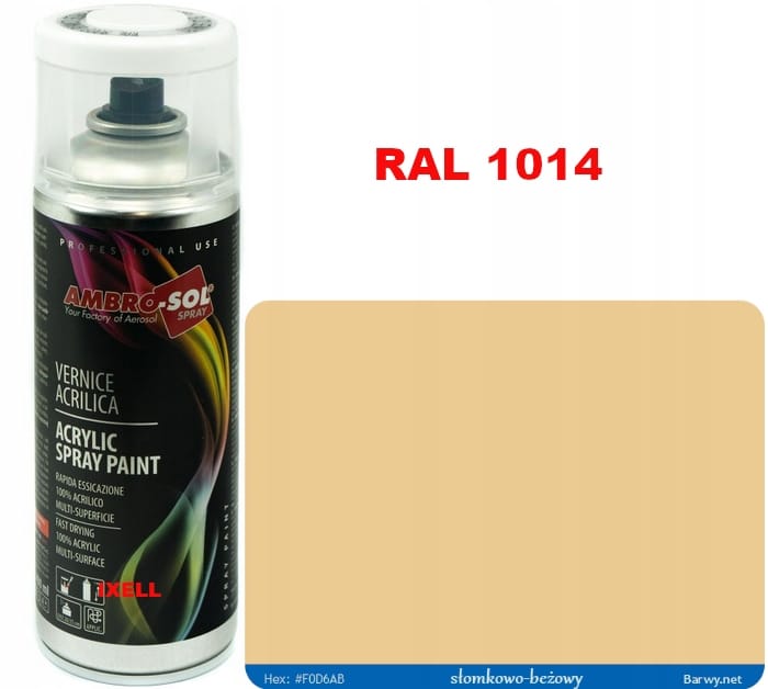 LAKIER SPRAY RAL 8014 POŁYSK AMBROSOL 400ML