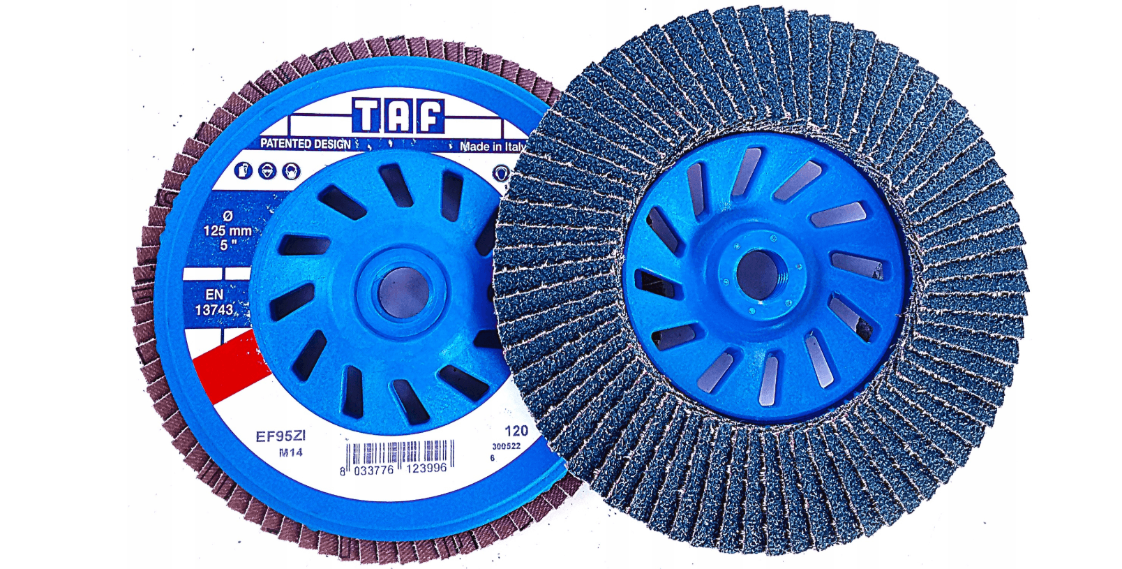 ŚCIERNICA LISTKOWA TAF 125MM EF95ZI M14 P120