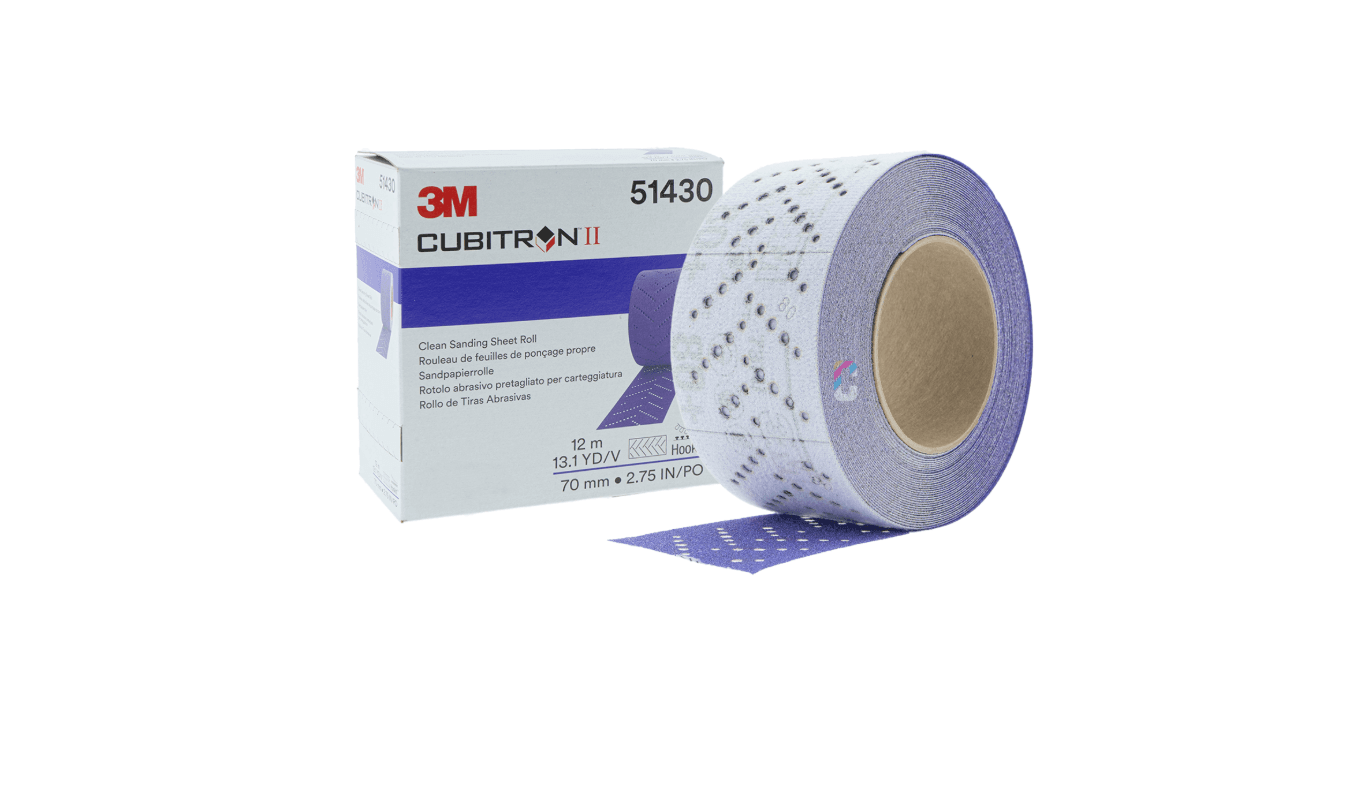 3M CUBITRON II 51437 ARKUSZ ŚCIERNY W ROLCE 737U 70MMX12M P400+