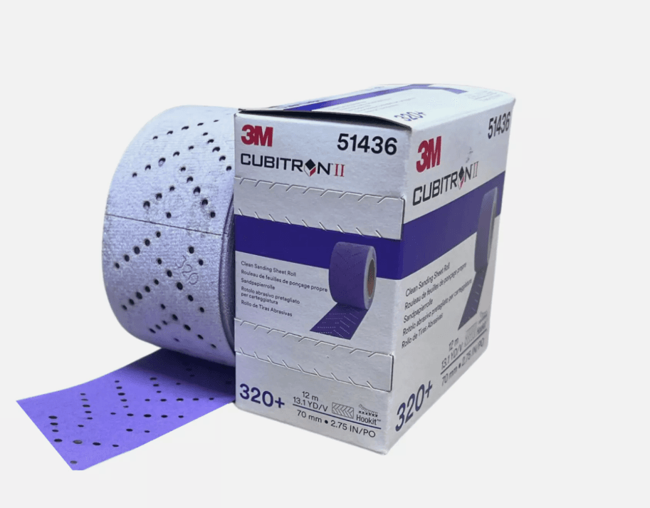 3M CUBITRON II 51436 ARKUSZ ŚCIERNY W ROLCE 737U 70MMX12M P320+