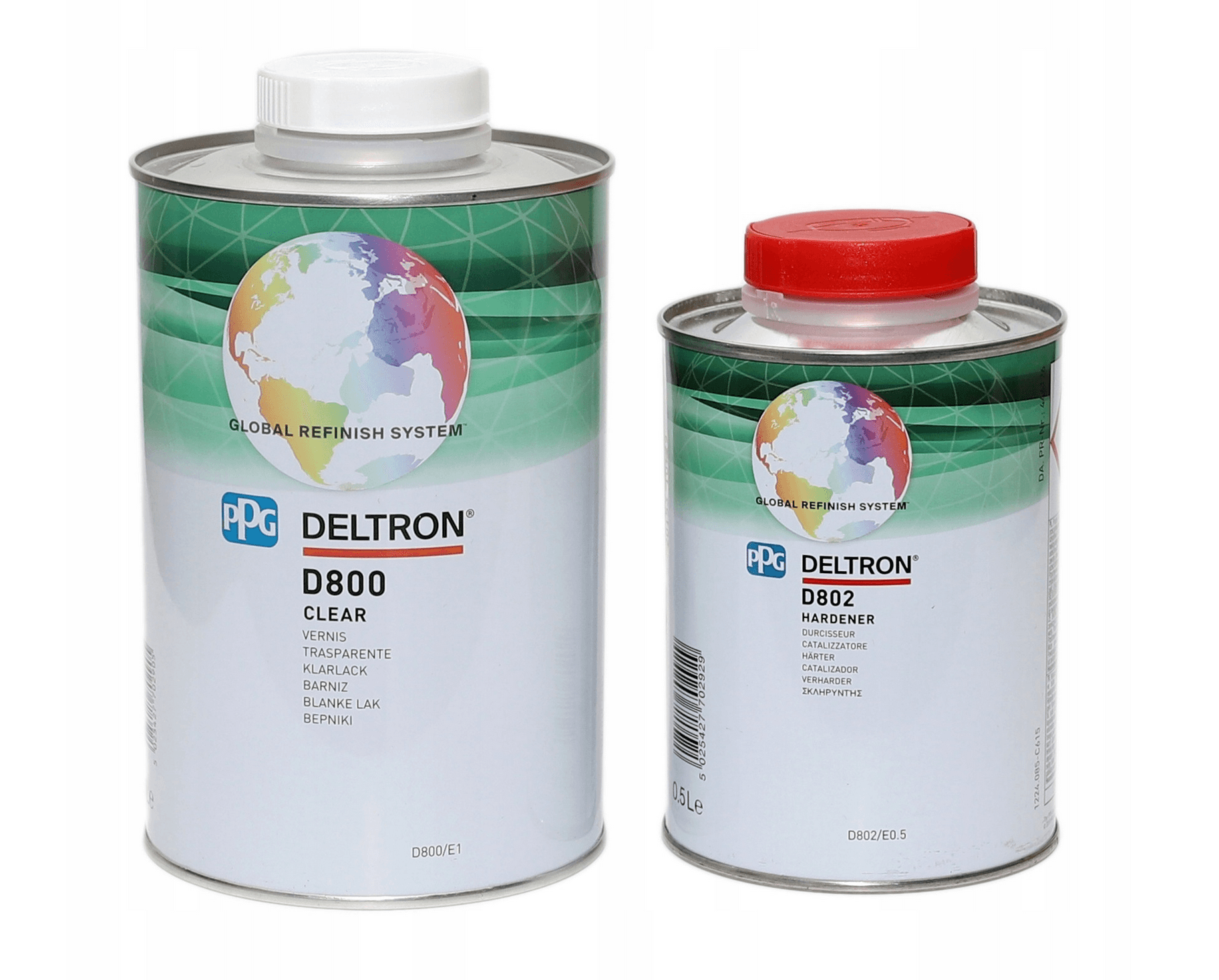 LAKIER BEZBARWNY PPG DELTRON D800 1L + UTW
