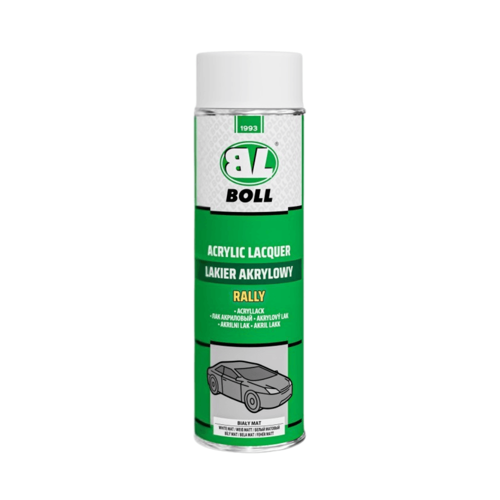 BOLL LAKIER AKRYLOWY RALLY BIAŁY MAT SPRAY 500ML