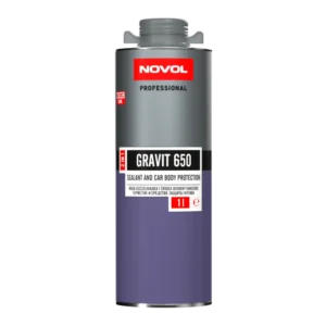 NOVOL GRAVIT 650 2W1 MASA USZCZELNIAJĄCA I ŚRODEK OCHRONY KAROSERII SZARY 1L