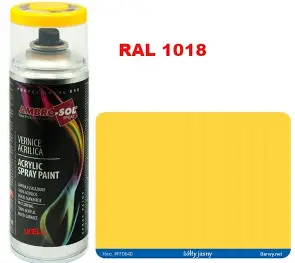 LAKIER SPRAY RAL 1018 POŁYSK AMBROSOL 400ML