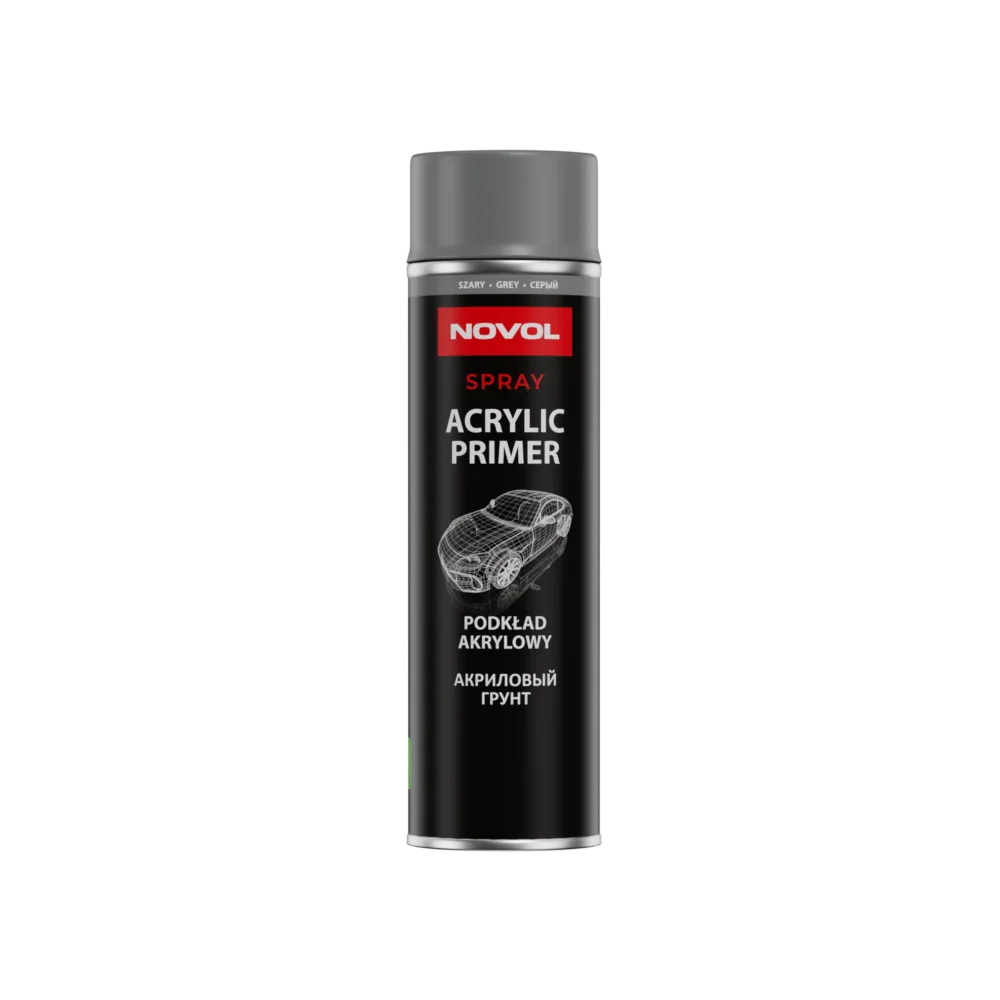 NOVOL PODKŁAD AKRYLOWY SZARY SPRAY 500ML
