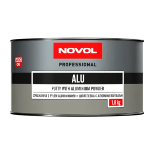 NOVOL ALU SZPACHLÓWKA Z PYŁEM ALUMINIOWYM 1,8KG + UTW