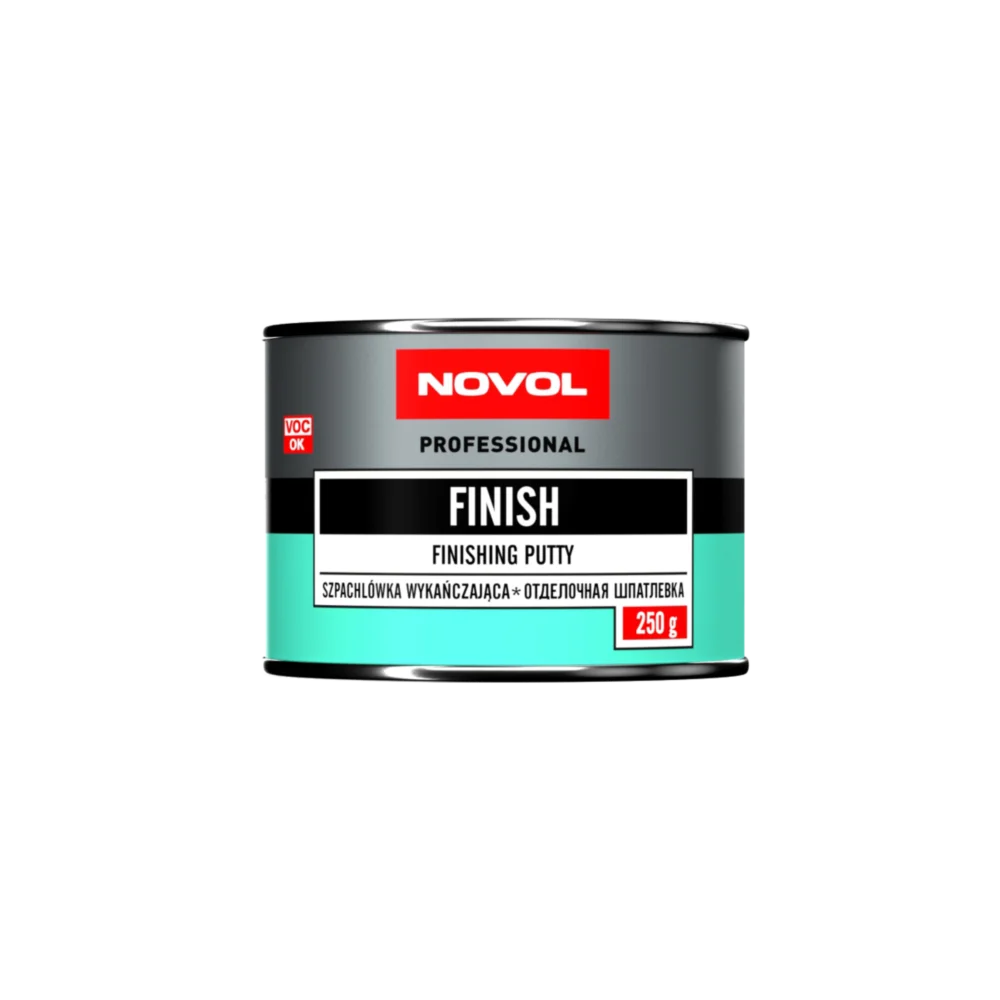 NOVOL FINISH SZPACHLÓWKA WYKAŃCZAJĄCA 250G + UTW