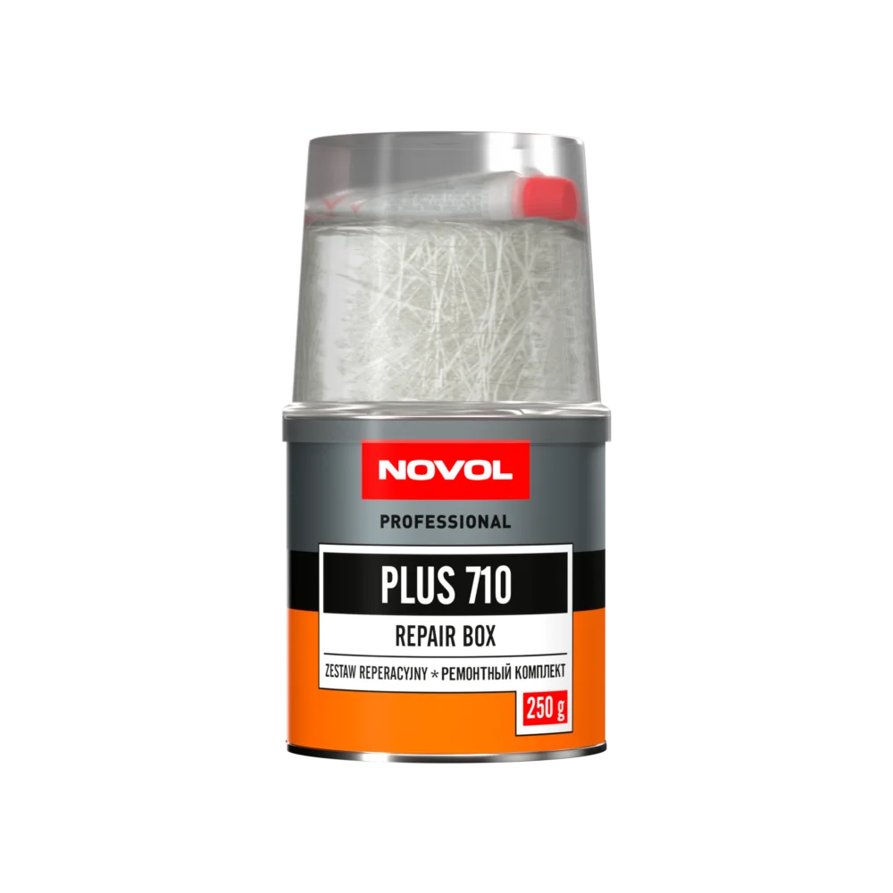 NOVOL PLUS 710 ZESTAW REPERACYJNY Z MATĄ SZKLANĄ 250G + UTW