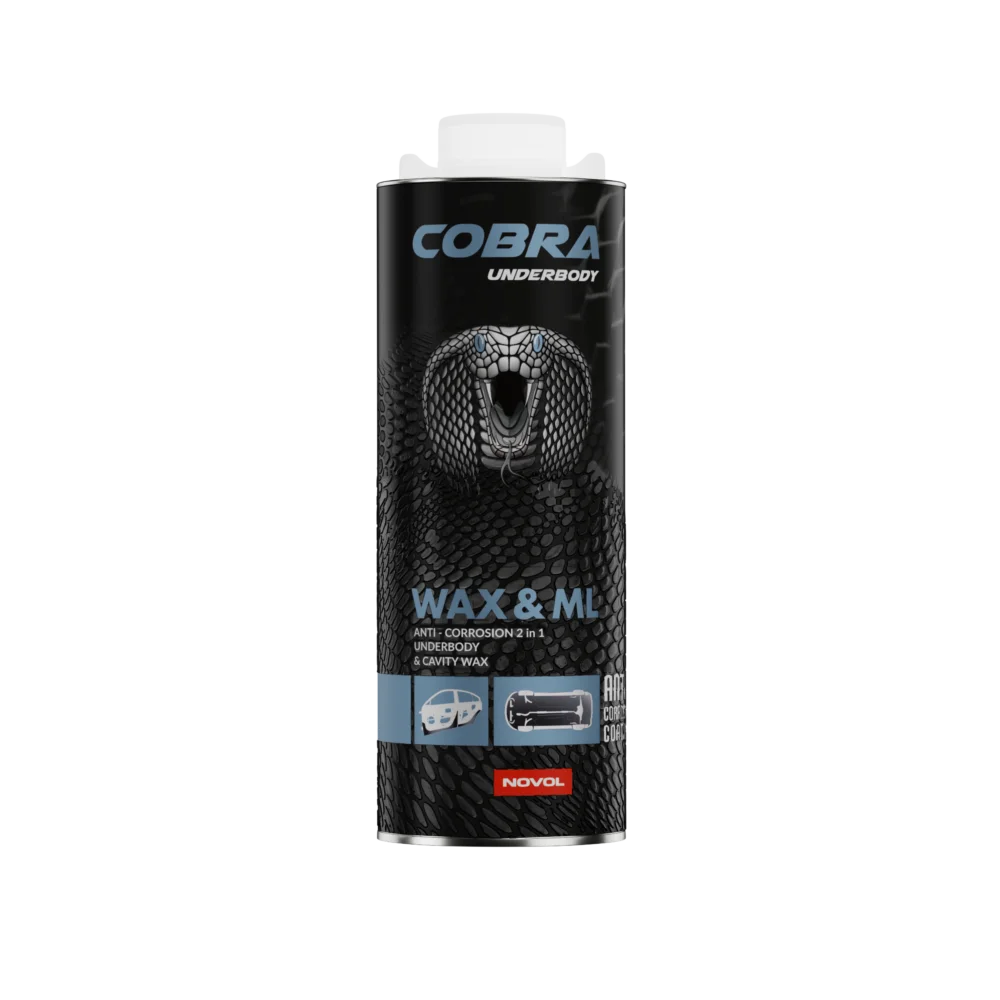 NOVOL COBRA WAX&ML ANTYKOROZYJNY WOSK DO PODWOZIA I PROFILI ZAMKNIĘTYCH 2W1 1L