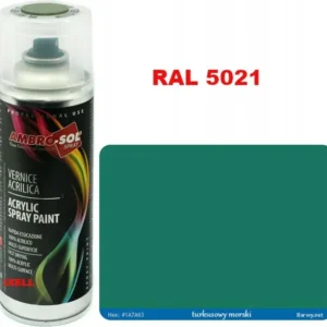 LAKIER SPRAY RAL 5021 POŁYSK AMBROSOL 400ML