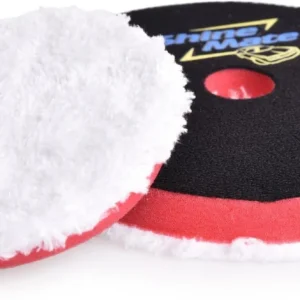 SHINEMATE MIKROFIBRA POLERSKA 41255-7 MICROFIBER PAD T20 CZERWONA PIANKA 12MM (140MM)