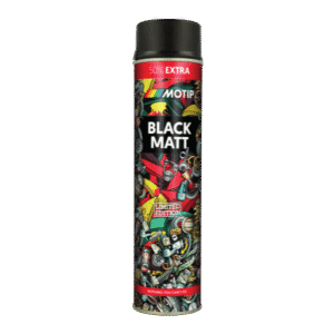 MOTIP LAKIER AKRYLOWY CZARNY MAT SPRAY 600ML