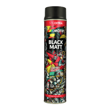 MOTIP LAKIER AKRYLOWY CZARNY MAT SPRAY 600ML