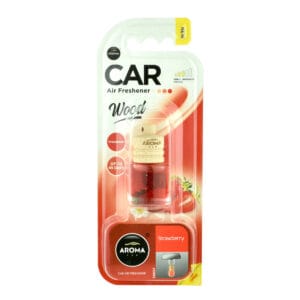 ZAPACH DO SAMOCHODU ODŚWIEŻACZ POWIETRZA AROMA CAR WOOD STRAWBERRY 6ML