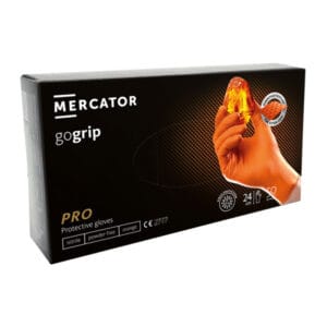 MERCATOR RĘKAWICE NITRYLOWE GOGRIP POMARAŃCZOWE ROZ. M