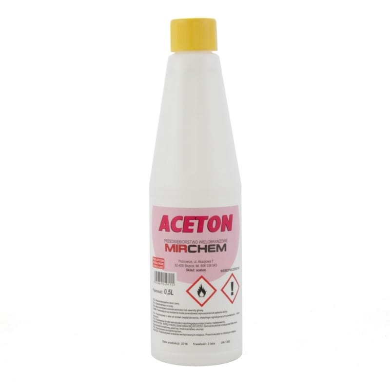 ROZCIEŃCZALNIK ACETON TECHNICZNY IRYS 0,5L