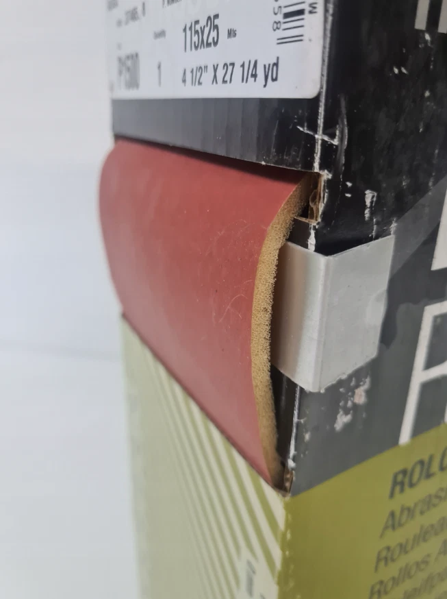 PAPIER ŚCIERNY NA GĄBCE W ROLCE INDASA RHYNOSOFT ROLL 115MMX25M P80
