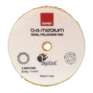 RUPES D-A MEDIUM WOOL PAD FUTRO POLERSKIE 130MM 9.NW130M