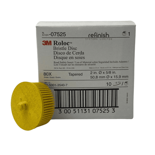 3M 07525 ROLOC BRISTLE DISC 50,8MM SZCZOTKA ŻÓŁTY