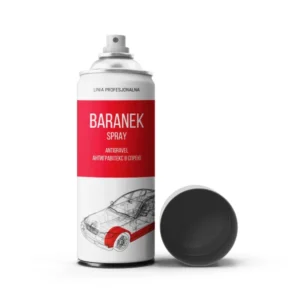 BARANEK SPRAY MOTO-GAMA CZARNY SPRAY 500ML