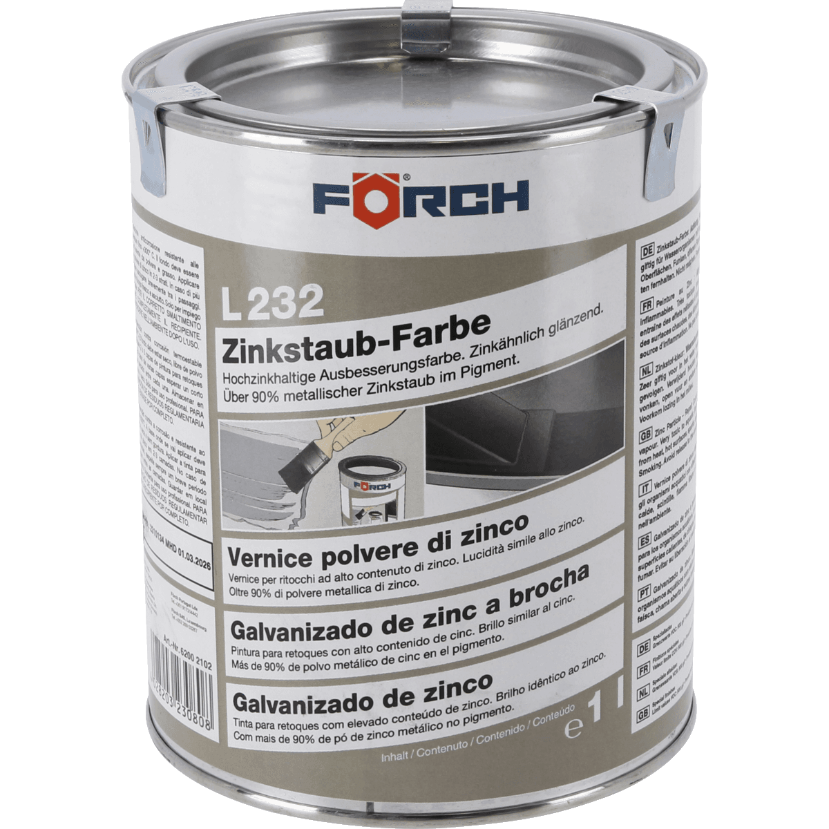 FORCH L232 FARBA CYNKOWA 1L